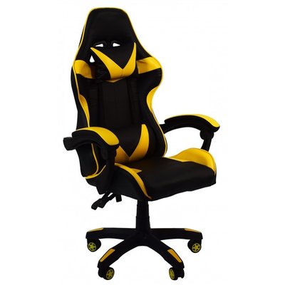 Кресло геймерское Bonro B-810 желтое (42300052) borno42300052 фото