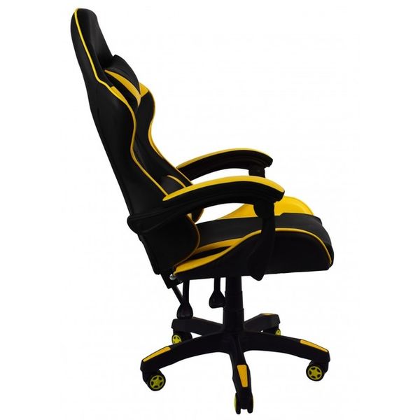 Крісло геймерське Bonro B-810 жовте (42300052) borno42300052 фото