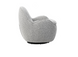 Поворотное кресло Vetro Mebel Каллисто Vetro-Callisto-gray- ripples-swivel-chair фото 3