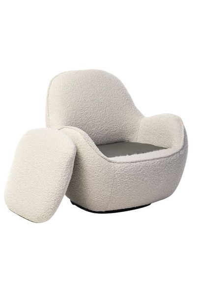 Поворотное кресло Vetro Mebel Каллисто Vetro-Callisto-ivory-swivel-chair фото