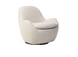 Поворотное кресло Vetro Mebel Каллисто Vetro-Callisto-ivory-swivel-chair фото 1