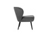 Кресло "Фабио" серый велюр + черный Vetro-fabio-grey-armchair фото 2