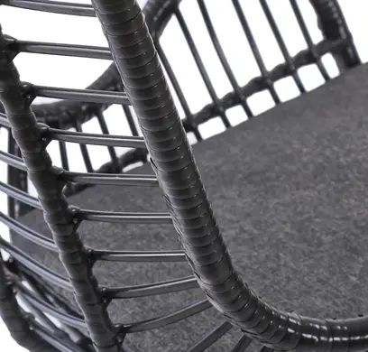 Крісло IKARO 2 Чорний/Сірий HALMAR 7143 фото