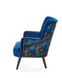 Кресло PAGONI Velvet Темно-Синий HALMAR 7149 фото 3
