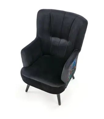 Кресло PAGONI Velvet Черный HALMAR 7150 фото