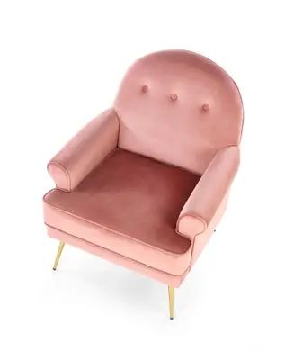 Кресло SANTI Velvet Розовый HALMAR 7152 фото