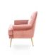 Кресло SANTI Velvet Розовый HALMAR 7152 фото 3