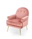 Кресло SANTI Velvet Розовый HALMAR 7152 фото 1