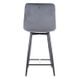 Барный стул Chic H-2 Velvet Серый SIGNAL 2576-4 фото 5