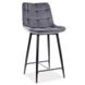 Барный стул Chic H-2 Velvet Серый SIGNAL 2576-4 фото 1