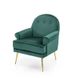 Кресло SANTI Velvet Темно-Зеленый HALMAR 7153 фото 1