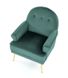 Кресло SANTI Velvet Темно-Зеленый HALMAR 7153 фото 9